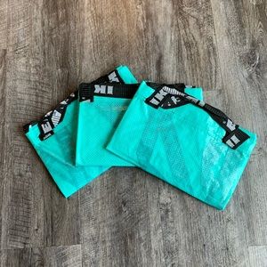 (3) Pack of IKEA Teal / Turquoise Bags